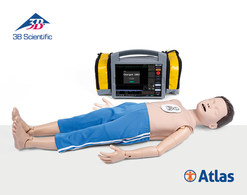 Atlas Junior – Simulateur pédiatrique de pointe pour la formation en soins d’urgence (ALS)