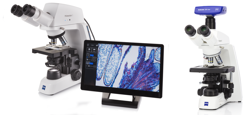 ZEISS Primostar 3 – Microscope compact et robuste pour l’enseignement numérique et le travail de routine
