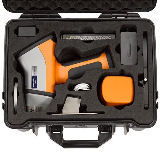 Mallette de transport de l'analyseur Hitachi High-Tech X-MET8000 Optimum