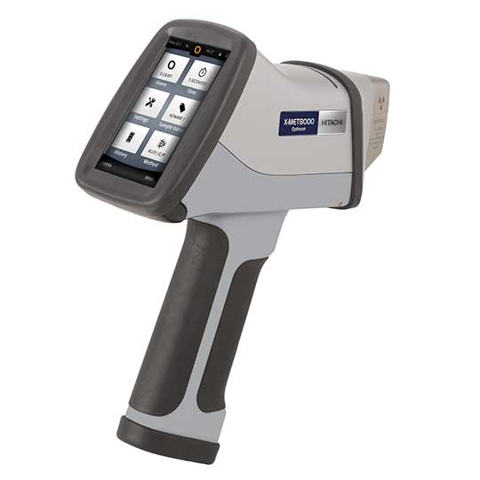 Écran tactile de l'analyseur XRF X-MET8000 Expert